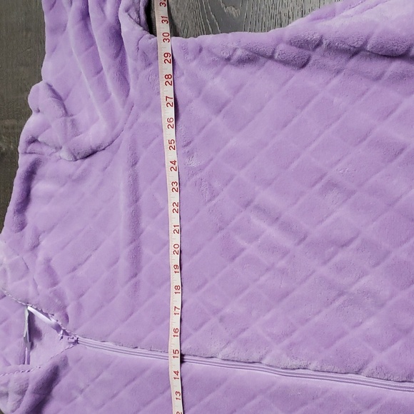 Celestial Dreams Women's High Collar Zip Front Robe with Pockets Sz 4X - Picture 7 of 10